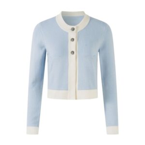 Color-Block Slim Fit Casual LongSleeve