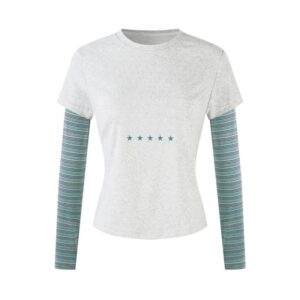 Modern Slim-Fit LongSleeve with Layered Design